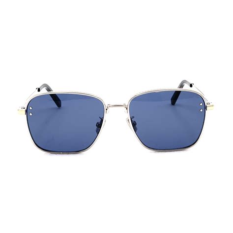 occhiali specchiati dior|CD Diamond S4U Occhiali da sole squadrati specchiati blu con.